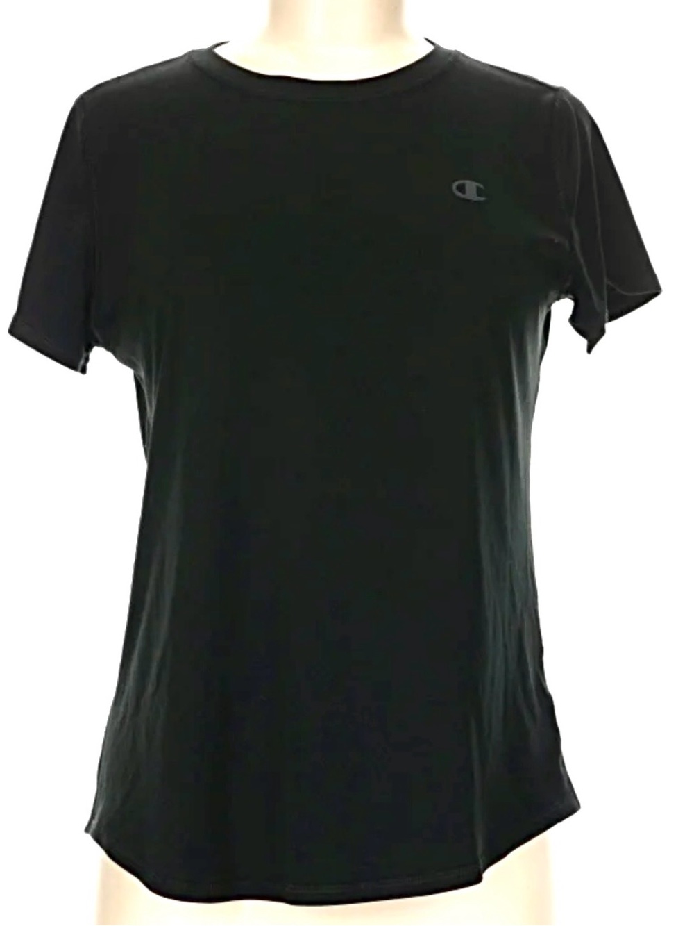 Champion Logo Double Dry Anti-Odor Black Knit Athletic Top~ Sz XL~ NWT